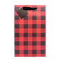 Buffalo Check Wine Bag
